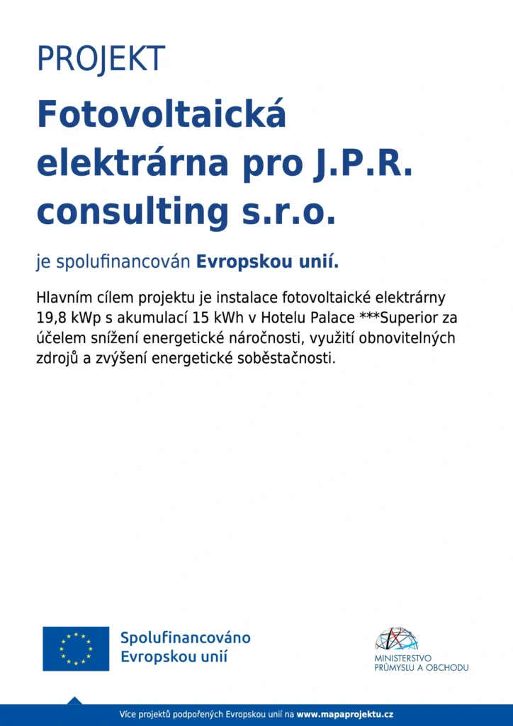 Fotovoltaická elektrárna pro J.P.R.